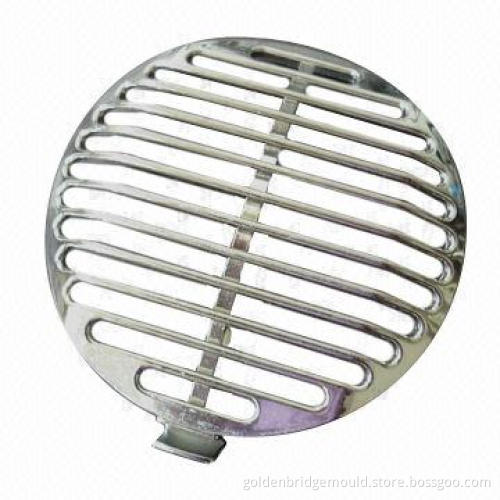 Injection mold for plastic accessories with vacuum electrical painting